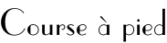 Course à pied